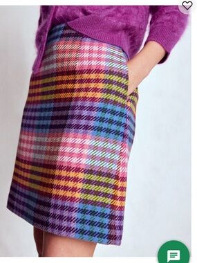 Boden Wool A Line Skirt